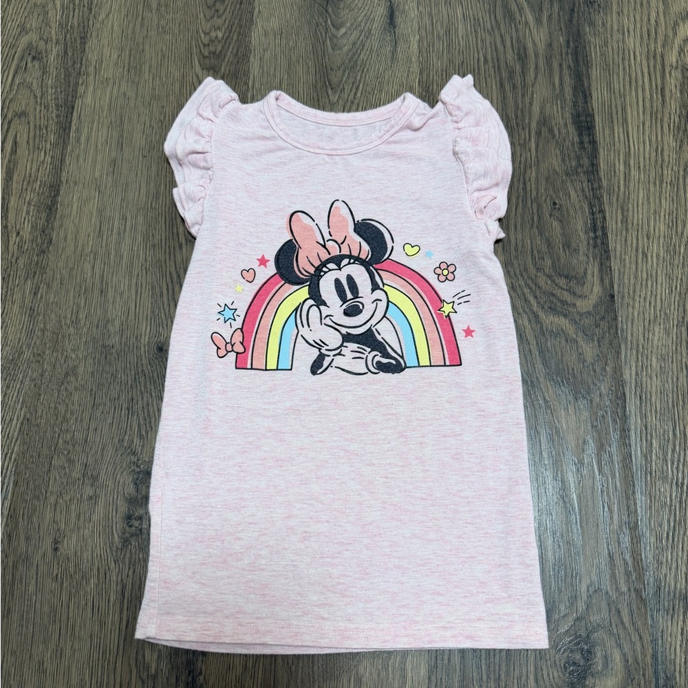 Little Sleepies Disney Minnie Mouse Flutter Sleeve Tee